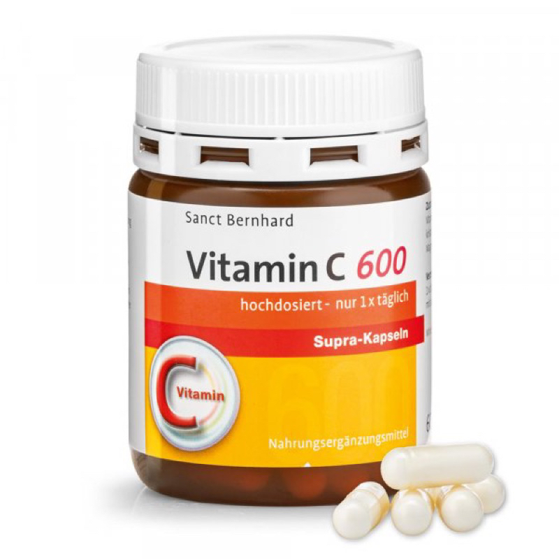 Viên uống Vitamin C 600 Supra Sanct Bernhard - Lọ 60 Viên