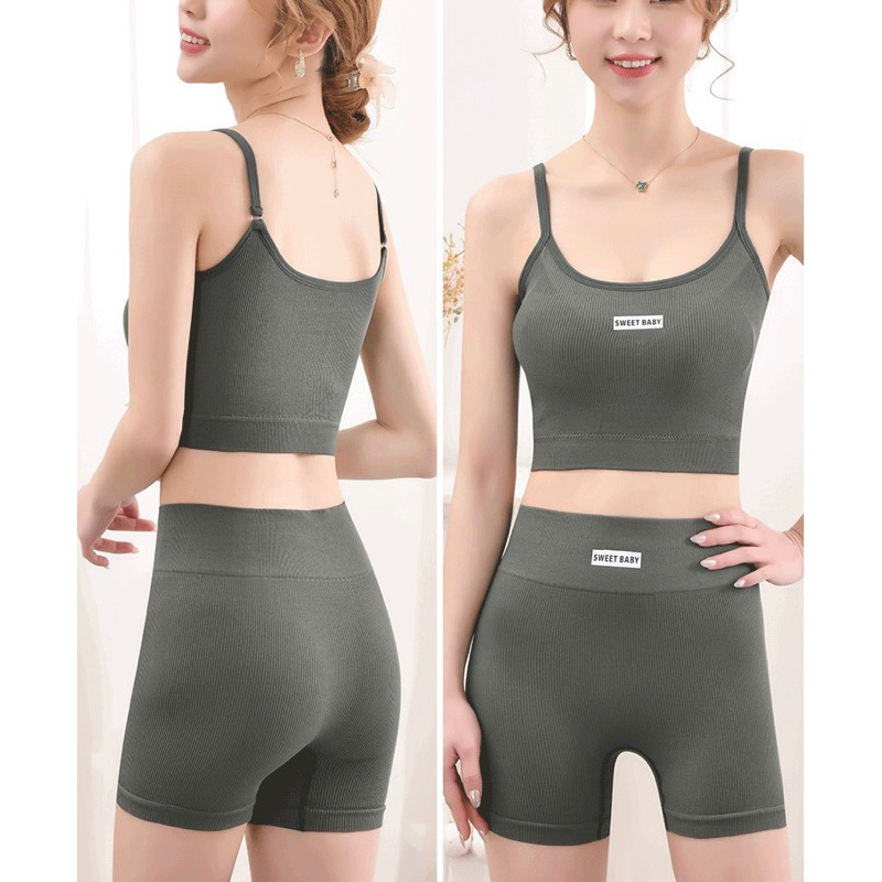 Set Bộ Tập Gym Yoga Erobic Co Dãn Đa Chiều Tôn Dáng Thông Thoáng Siêu Co Giãn LACORA - BODYG05