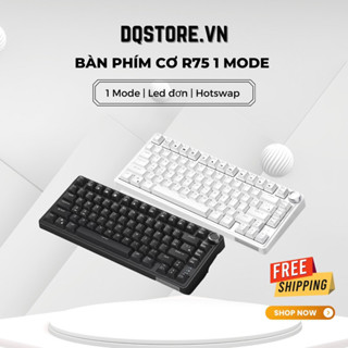Bàn phím cơ R75 1 Mode Led Đơn