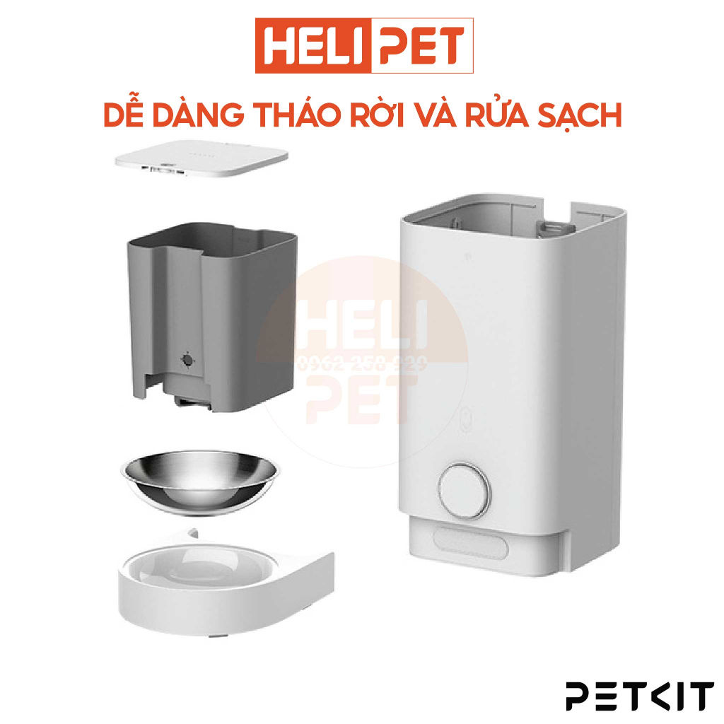 Máy Cho Mèo Ăn Tự Động PETKIT Mini Pro, Máy Nhả Hạt PETKIT Fresh Element Mini Pro - HeLiPet