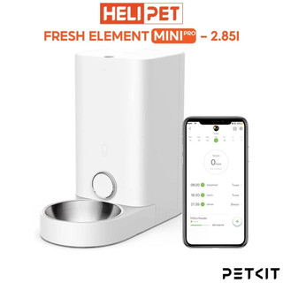 Máy cho chó mèo ăn tự động petkit mini pro, máy nhả hạt petkit fresh element mini pro - helipet