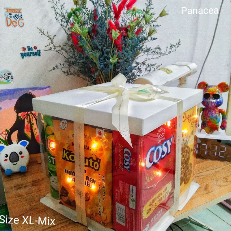 Quà 20/10, sinh nhật,  trung thu, 1/6 cho các bé, người yêu kèm đèn led .