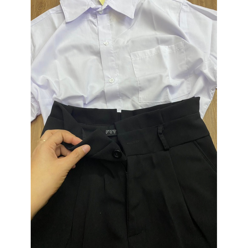 QUẦN TÂY LƯNG XẾP LƯNG CAO