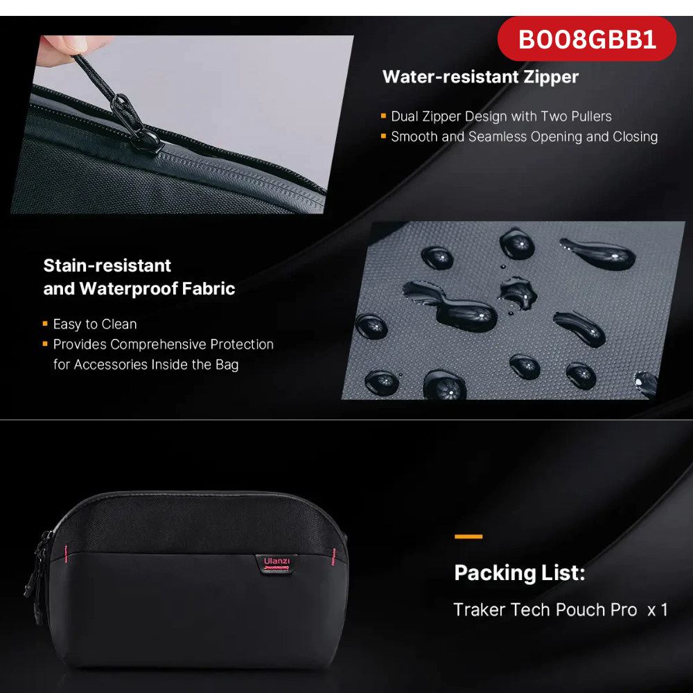 ULANZI TRAKER Tech Pouch Mini B007GBB1  / ULANZI TRAKER Tech Pouch Pro B008GBB1  - Hàng Chính Hãng