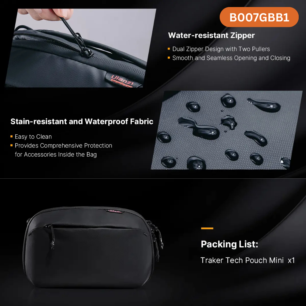 ULANZI TRAKER Tech Pouch Mini B007GBB1  / ULANZI TRAKER Tech Pouch Pro B008GBB1  - Hàng Chính Hãng