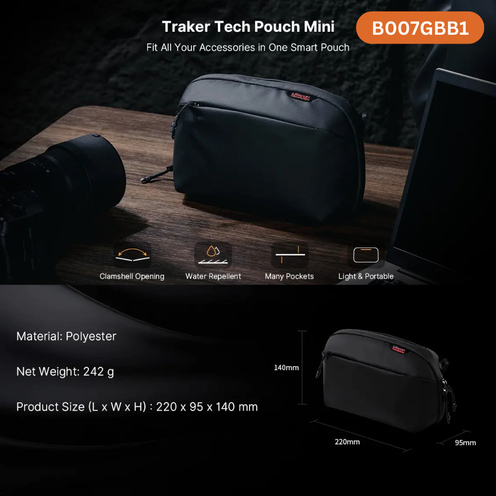 ULANZI TRAKER Tech Pouch Mini B007GBB1  / ULANZI TRAKER Tech Pouch Pro B008GBB1  - Hàng Chính Hãng