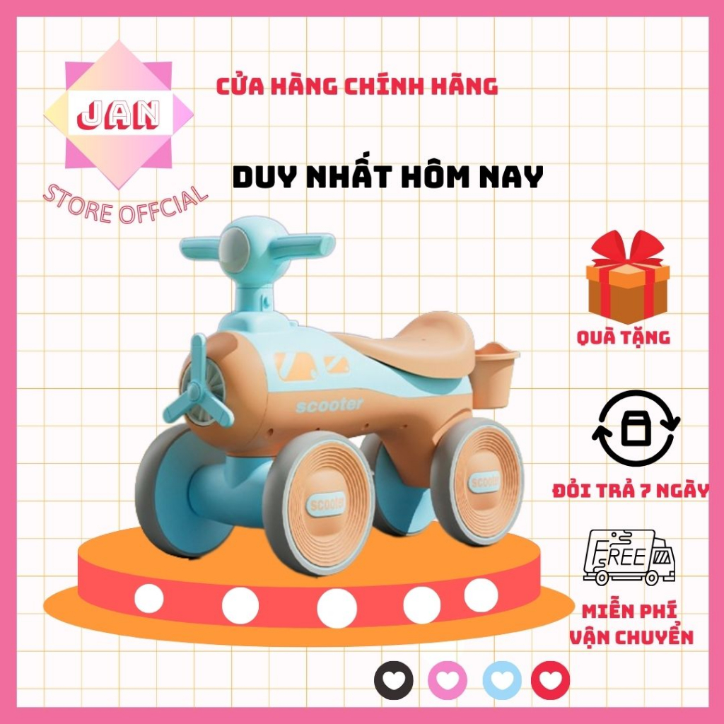 Xe chòi chân máy bay cho bé mẫu hot nhất