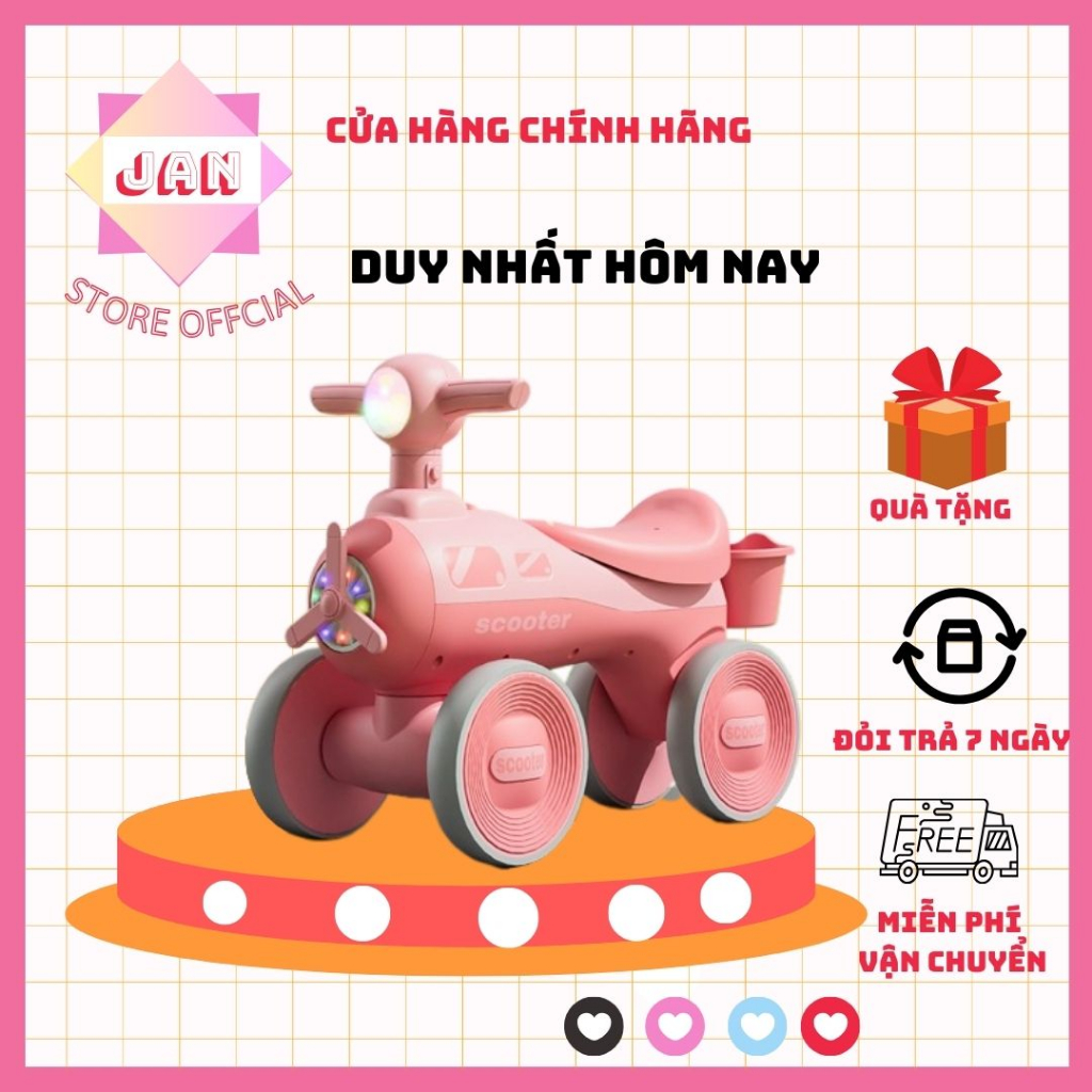 Xe chòi chân máy bay cho bé mẫu hot nhất