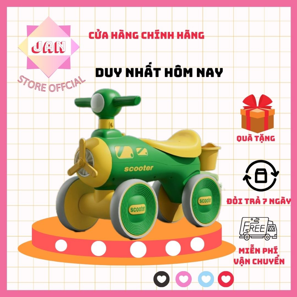 Xe chòi chân máy bay cho bé mẫu hot nhất