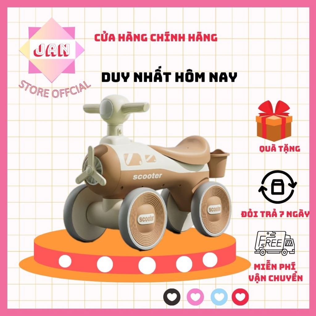 Xe chòi chân máy bay cho bé mẫu hot nhất