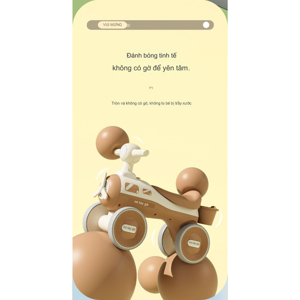 Xe chòi chân máy bay cho bé mẫu hot nhất