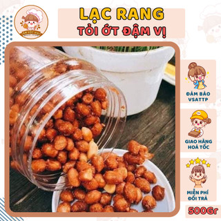 Đậu phộng rang tỏi ớt 500g giòn thơm bùi vị Ăn Vặt Vui