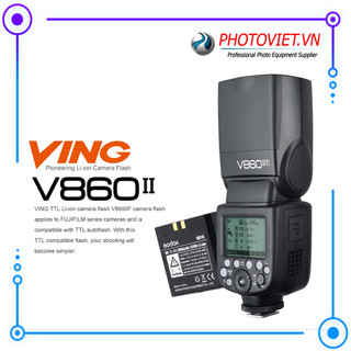 Đèn flash godox v860ii chính hãng bảo hành 12 tháng