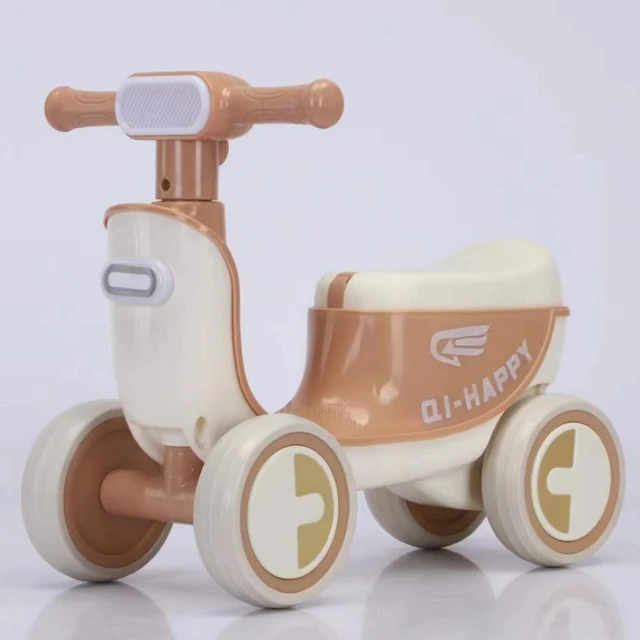 Xe chòi chân 1007 có hộc đựng đồ dưới yên, có đèn, có nhạc