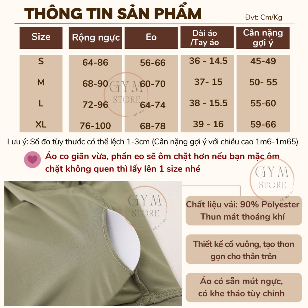 Áo Tập Gym Yoga Croptop Ôm Body 𝐂𝐎́ 𝐌𝐔́𝐓 Thể Thao Nữ Thun Poly Siêu Mềm Co Dãn Thoáng Tôn Dáng 𝙎𝙤𝙡𝙤 𝙎𝙥𝙤𝙧𝙩𝙨𝙬𝙚𝙖𝙧 825