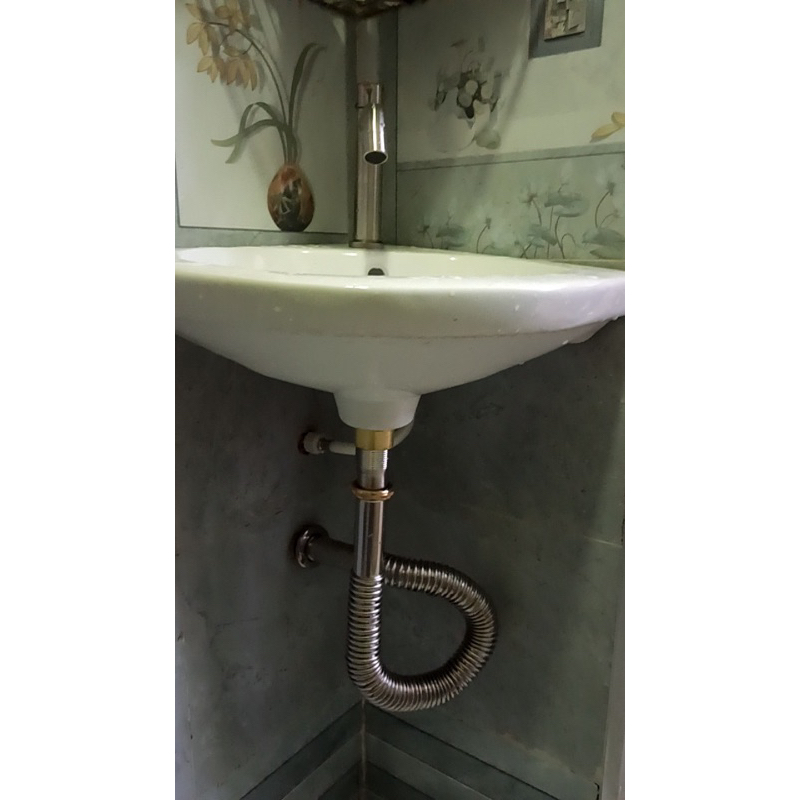 Xi Phông Chậu Rửa Mặt, Bộ Xả Lavabo Inox Lò Xo Bẻ Được Và REVIEW HƯỚNG DẪN LẮP ĐẶT