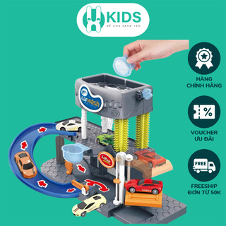 Bộ đồ chơi garage rửa xe ô tô có thể đổi màu thông minh X KIDS kèm đèn và nhạc độc lạ siêu thú vị cho bé