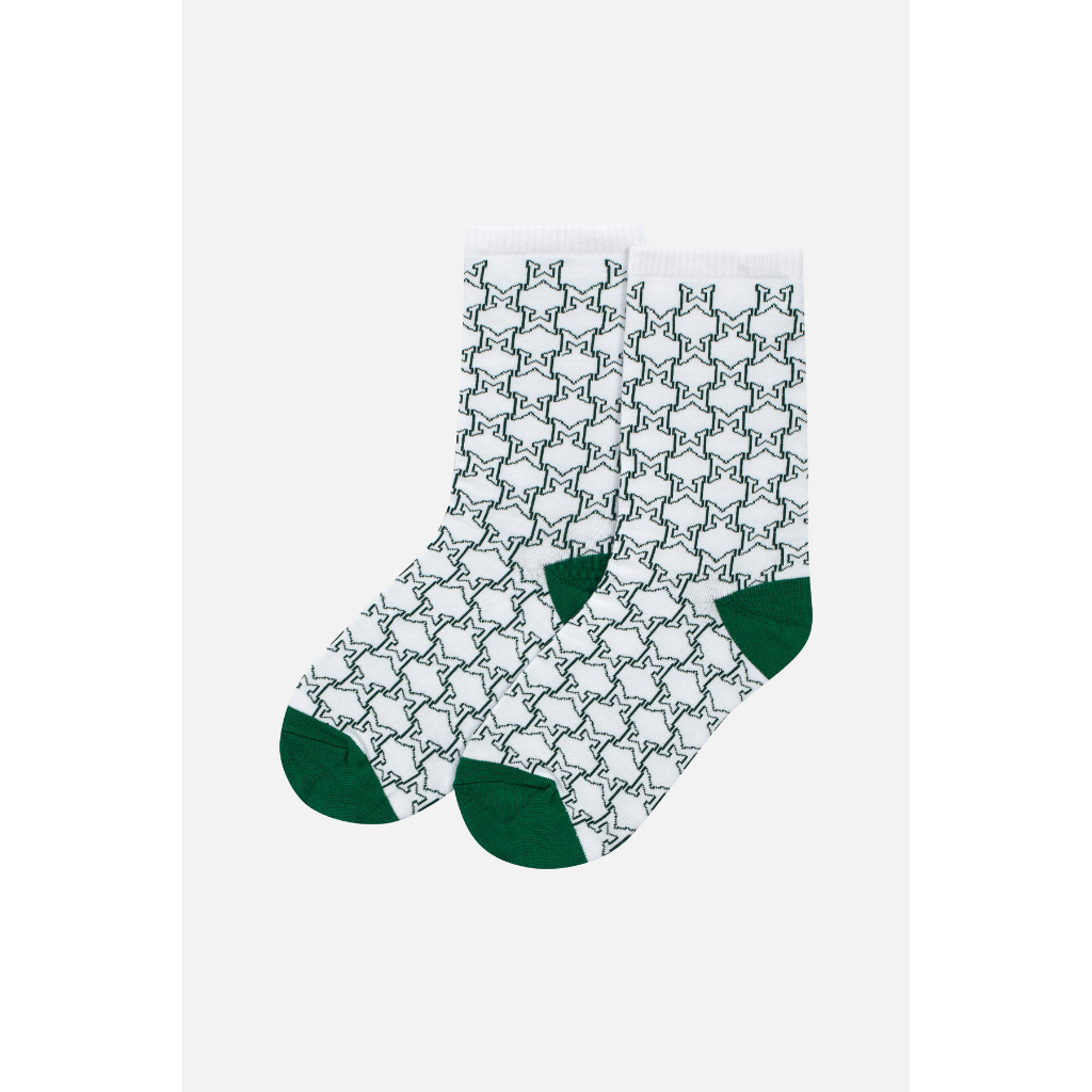 Tất Unisex BOO Họa Tiết Pattern Logo Marvel BZl