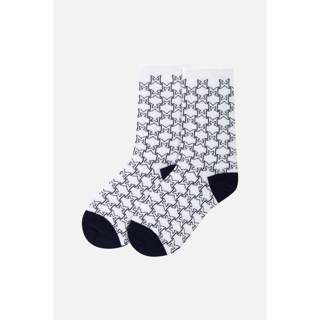 Tất Unisex BOO Họa Tiết Pattern Logo Marvel BZl