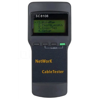 Máy kiểm tra cáp mạng màn hình lcd sc8108 máy kiểm tra cáp điện thoại cat5 rj45 lan đa năng