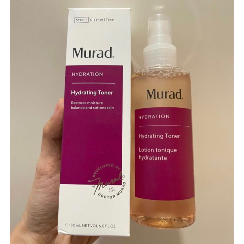 Set sữa rửa mặt tẩy trang và toner Murad Intense Hydration Fullsize 🌸