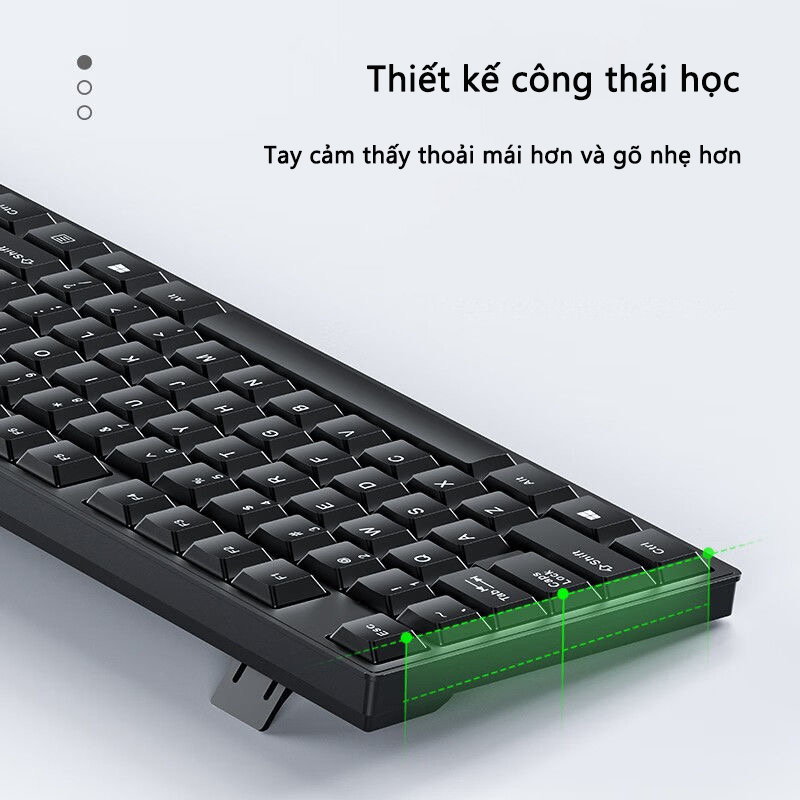 Bàn phím có dây Acer K212b chuyên dụng cho văn phòng và chơi game phù hợp cho máy tính để bàn, laptop | BigBuy360 - bigbuy360.vn