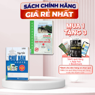 Sách combo giáo trình hán ngữ 1 tập 1 quyển thượng và tập viết chữ hán theo giáo trình hán ngữ kèm app học online