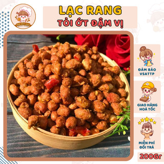 200g đậu phộng rang tỏi ớt ăn vặt vui