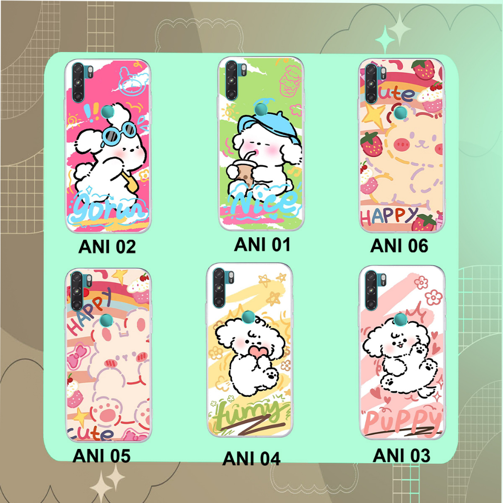 ỐP LƯNG  VSMART ACTIVE 1 - ACTIVE 1 PLUS - ACTIVE 3 ,  IN HÌNH CÚN ĐÁNG YÊU,