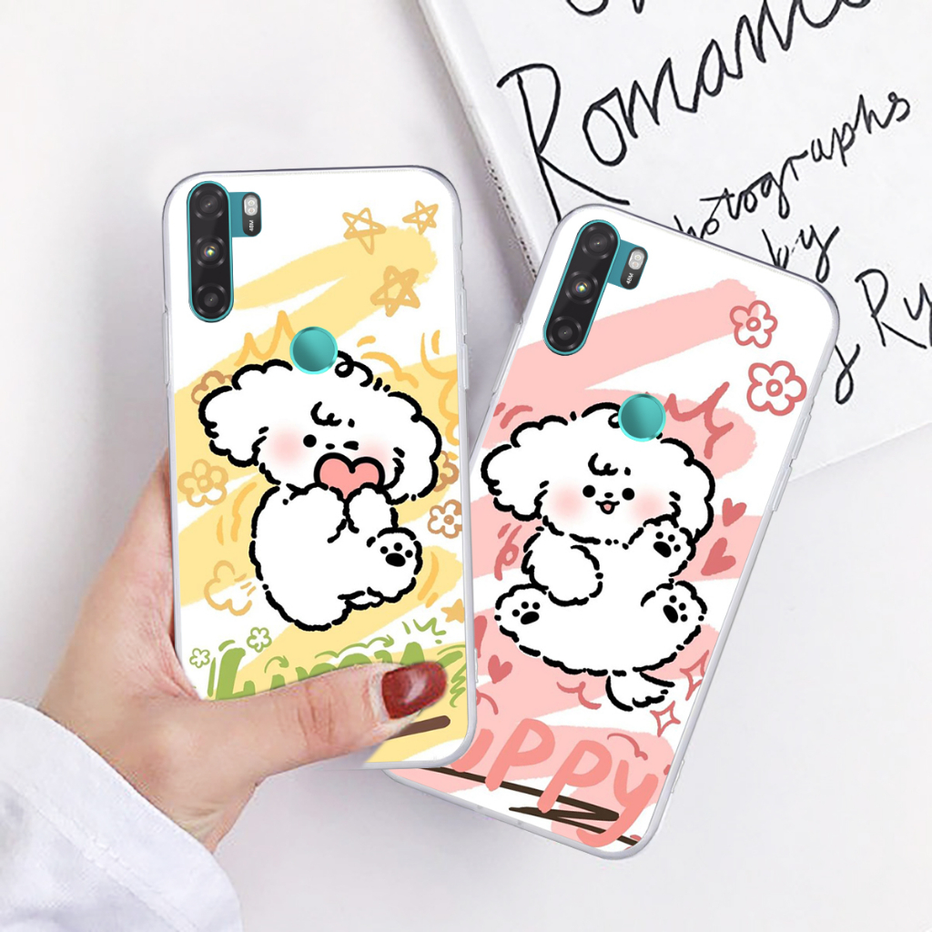 ỐP LƯNG  VSMART ACTIVE 1 - ACTIVE 1 PLUS - ACTIVE 3 ,  IN HÌNH CÚN ĐÁNG YÊU,