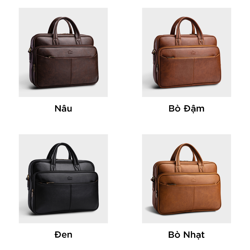Cặp da nam công sở thời trang Lata CA22