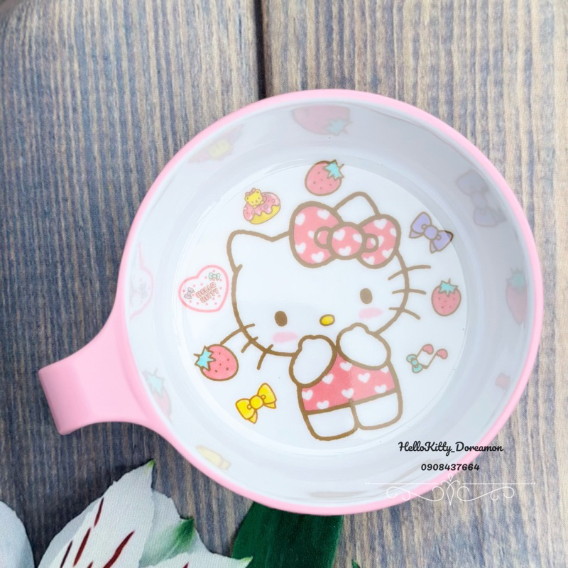 CHÉN QUAI CẦM SÂU LỒNG HELLOKITTY DOREAMON