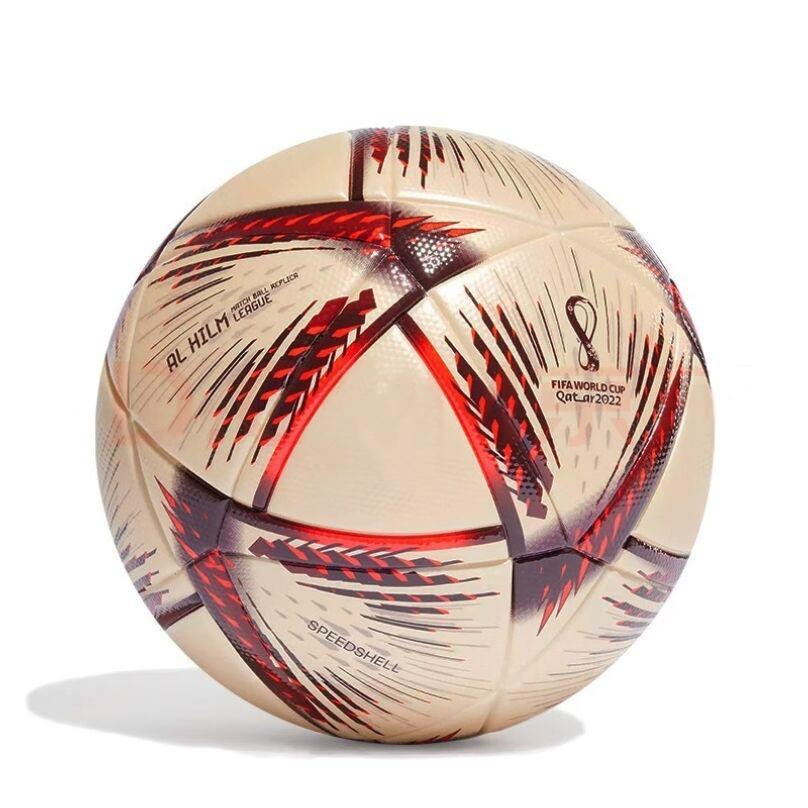 Quả bóng đá wc22 Size 5, bóng đá đúc mẫu mới nhất + Tặng kim bơm, túi lưới Bảo Hành Da 12 Tháng