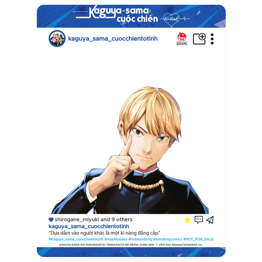 Sách - Kaguya Sama: Cuộc Chiến Tỏ Tình - Tập 24 - Tặng Kèm SNS Card