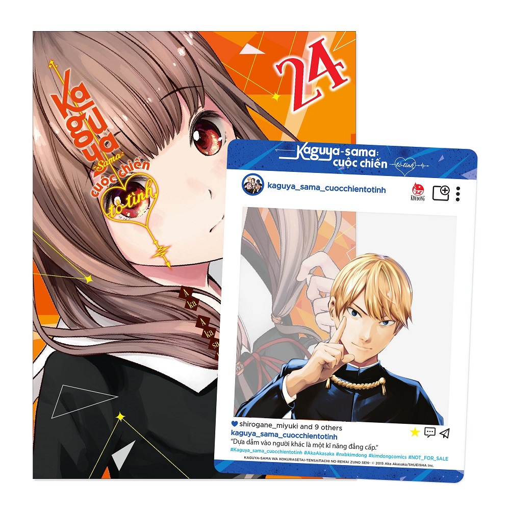 Sách - Kaguya Sama: Cuộc Chiến Tỏ Tình - Tập 24 - Tặng Kèm SNS Card