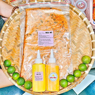 Bánh tráng dẻo tôm + 2 bơ , bánh tráng nà ní