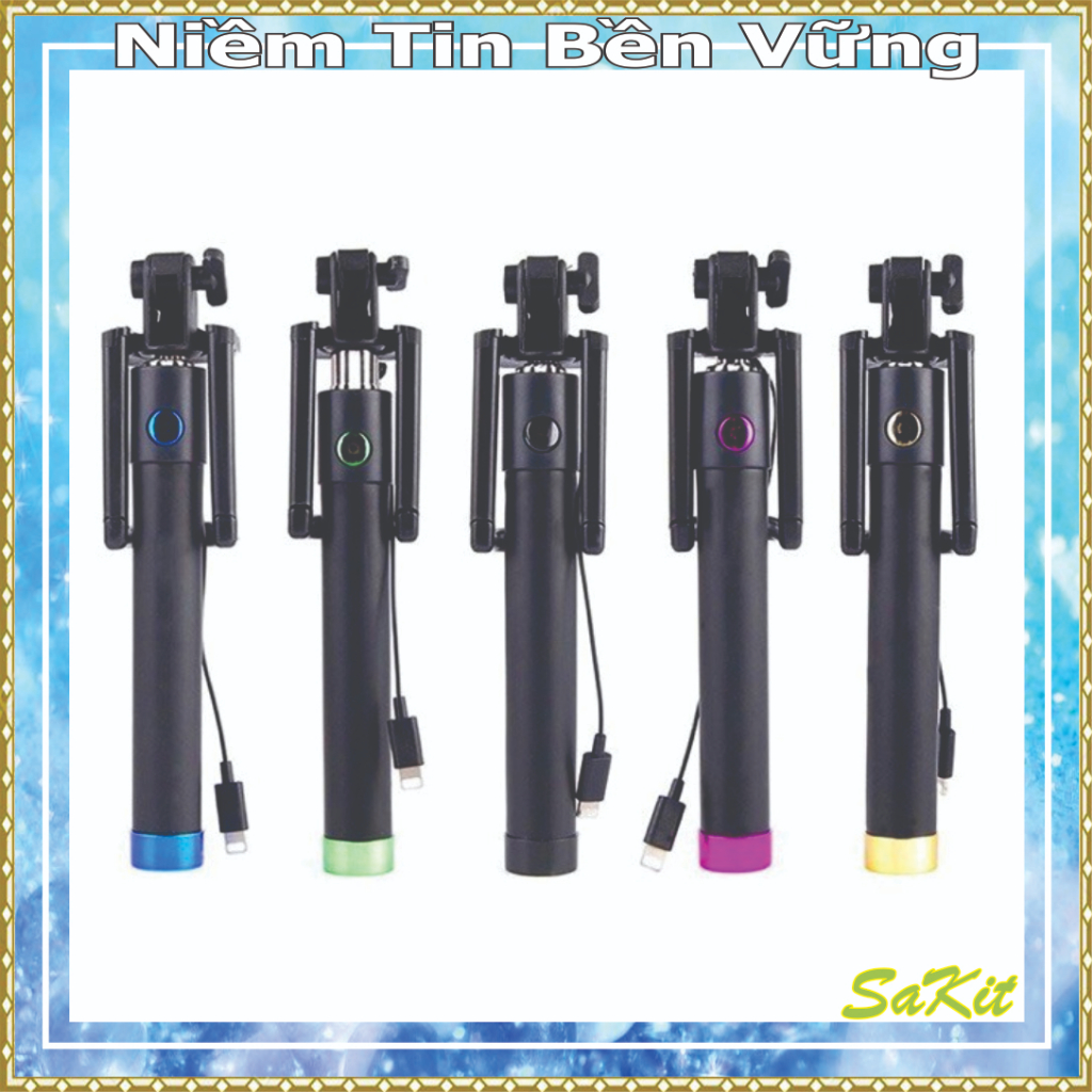 Gậy chụp hình tự sướng, sellfi, cho điện thoại iphone, ipad chân liting