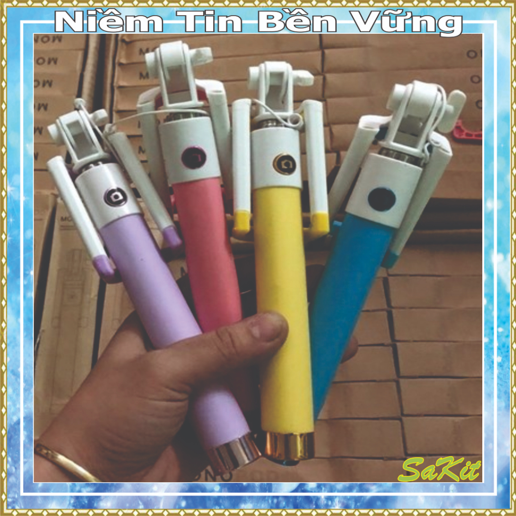Gậy chụp hình tự sướng, sellfi, cho điện thoại iphone, ipad chân liting