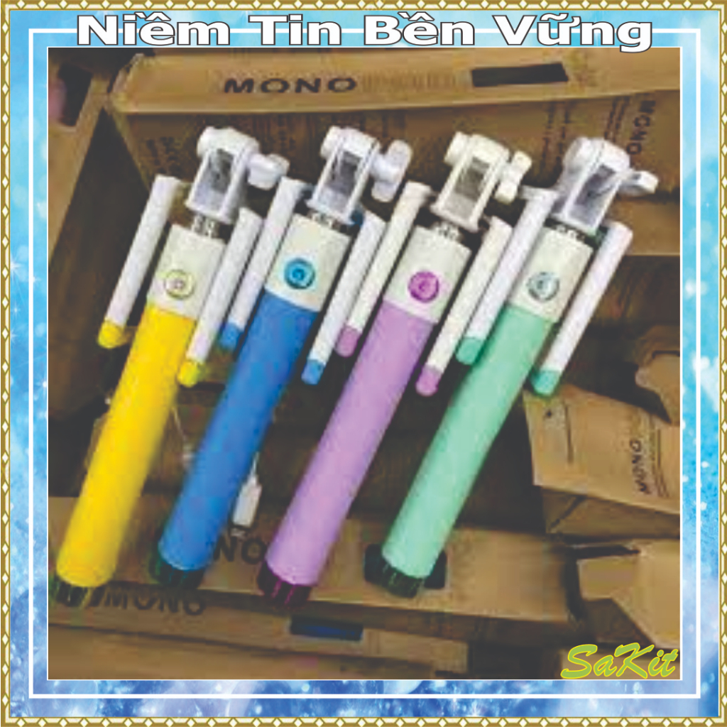 Gậy chụp hình tự sướng, sellfi, cho điện thoại iphone, ipad chân liting