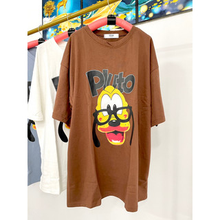 Áo thun form rộng tay lỡ unisex nam nữ freesize nhiều màu in hình chú chó cute bán chạy giá rẻ