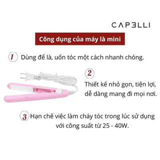 Máy Là Tạo Kiểu Tóc Mini CAPELLI