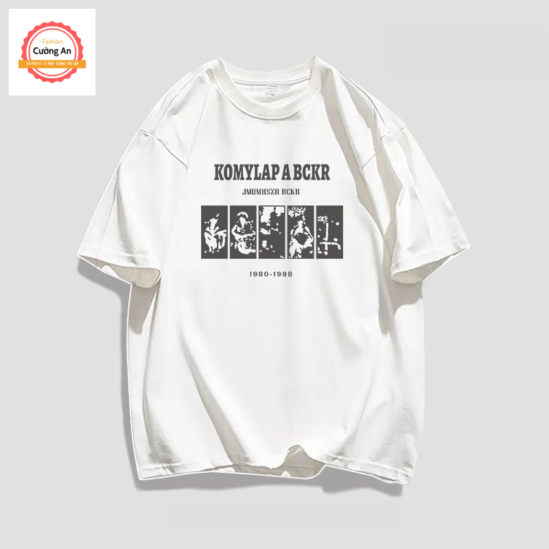 Áo thun nam, áo phông nam tay ngắn, tay lỡ cổ tròn chất cotton dày dặn thoáng mát  ATN062 - Cường An Fashion