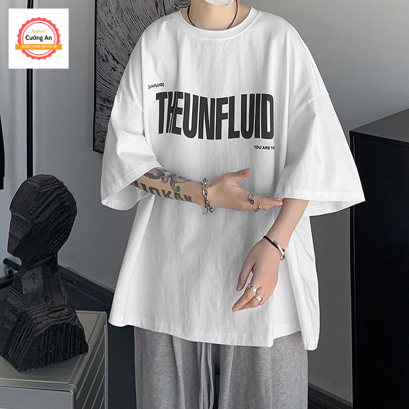 Áo thun nam, áo phông nam tay ngắn, tay lỡ cổ tròn chất cotton dày dặn thoáng mát  ATN062 - Cường An Fashion