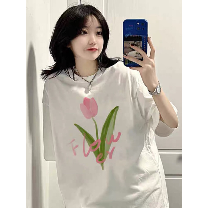 ÁO PHÔNG HOA FLOWER FORM RỘNG TAY LỠ PM11