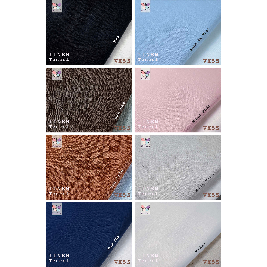 Vải Linen Tencel Vải Xinh Được Làm Hoàn Toàn Từ Sợi Tự Nhiên
