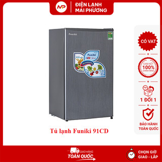 [SHIP HOẢ TỐC HN] Tủ lạnh mini Funiki FR-91CD 90 lít - Hàng chính hãng (Bảo hành 30 tháng toàn quốc)