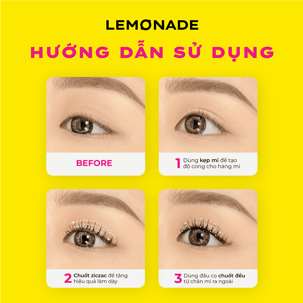 Combo Lemonade Mascara SuperNatural 7.5g và chì kẻ mày 2 đầu Want It Got It 2.75g