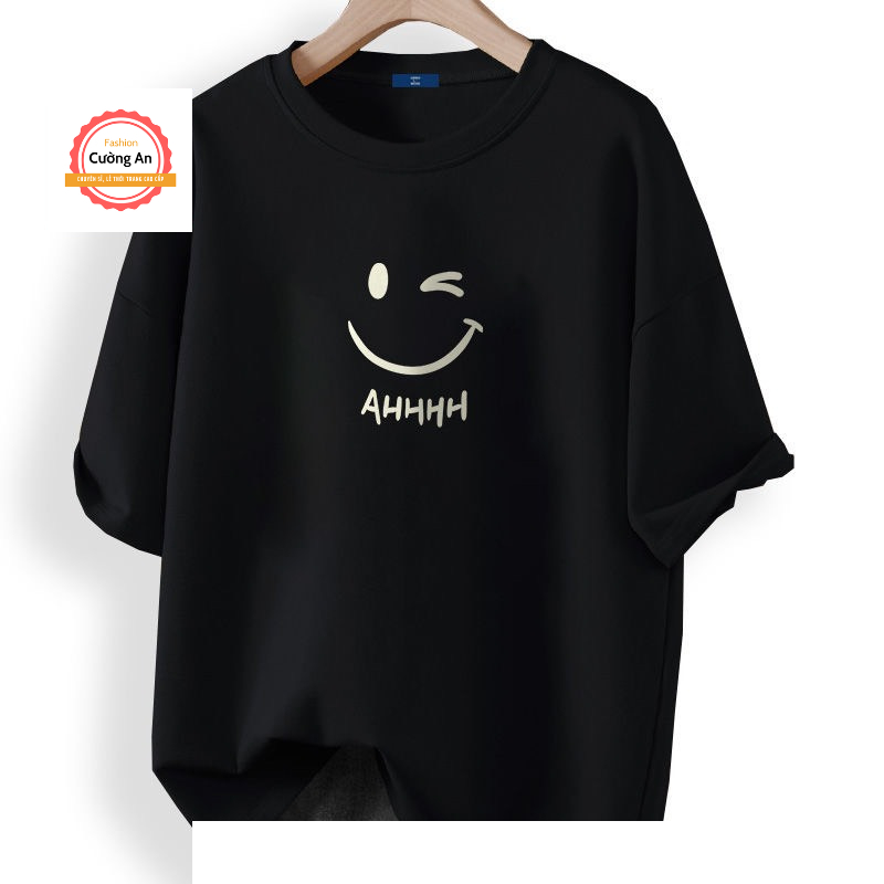 Áo thun nam, áo phông nam tay ngắn, tay lỡ cổ tròn chất cotton dày dặn thoáng mát  ATN068 - Cường An Fashion