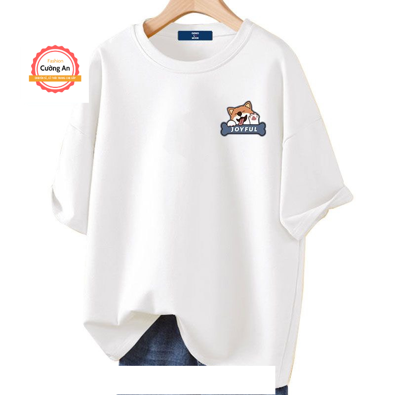 Áo thun nam, áo phông nam tay ngắn, tay lỡ cổ tròn chất cotton dày dặn thoáng mát  ATN069 - Cường An Fashion