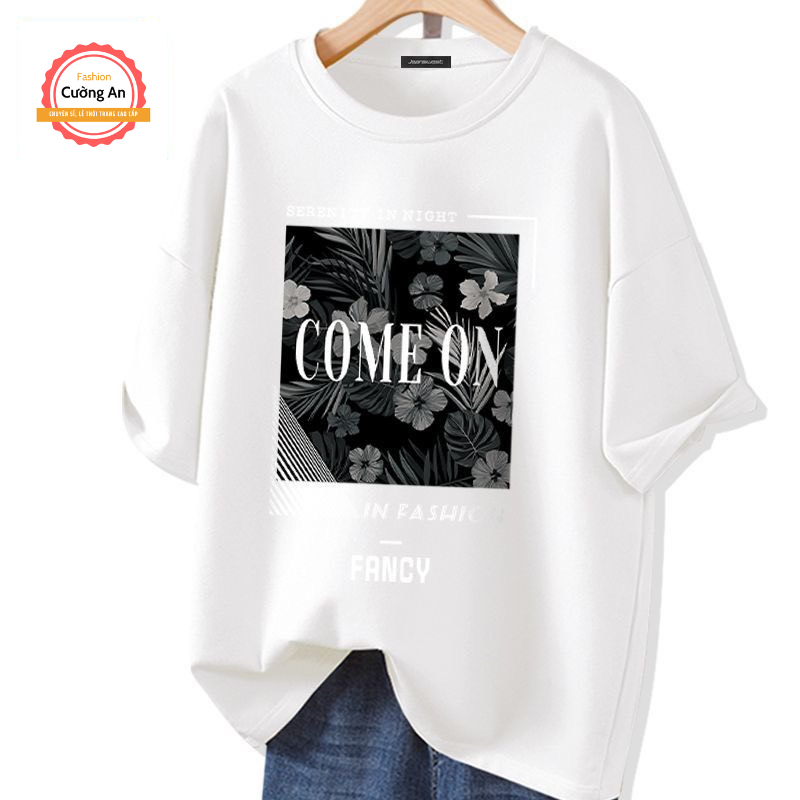 Áo thun nam, áo phông nam tay ngắn, tay lỡ cổ tròn chất cotton dày dặn thoáng mát  ATN068 - Cường An Fashion